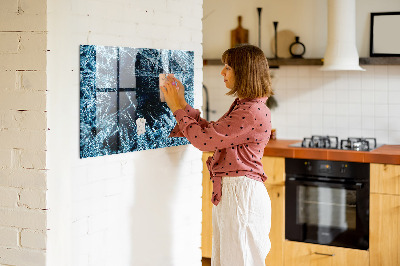 Quadro magnético de parede Parede congelada