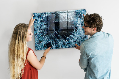Quadro magnético de parede Parede congelada