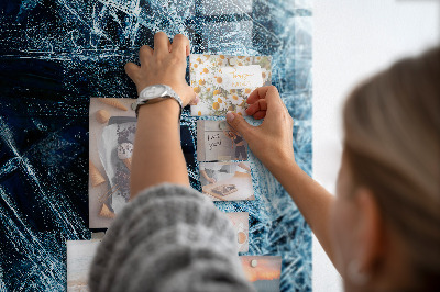 Quadro magnético de parede Parede congelada