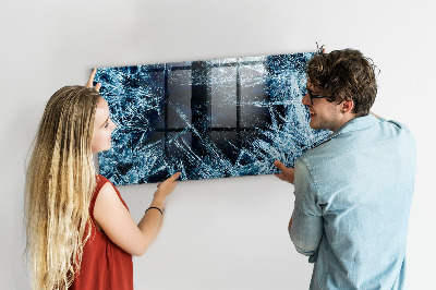 Quadro magnético de parede Parede congelada