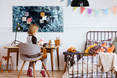 Quadro magnético de parede Parede congelada