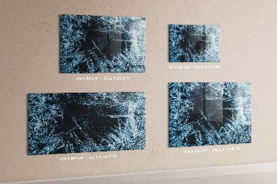 Quadro magnético de parede Parede congelada