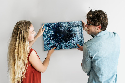 Quadro magnético de parede Parede congelada