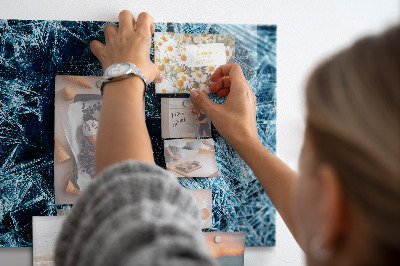 Quadro magnético de parede Parede congelada