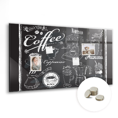 Painel magnético Máquinas de café