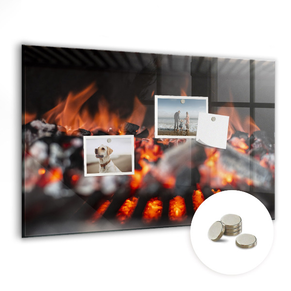 Quadro magnético decorativo Grelha