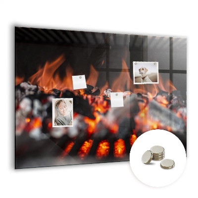 Quadro magnético decorativo Grelha