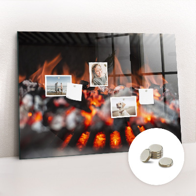 Quadro magnético decorativo Grelha