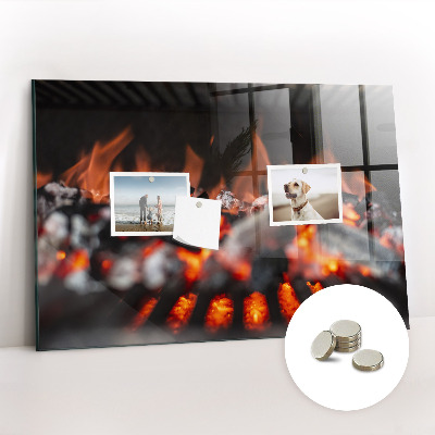 Quadro magnético decorativo Grelha