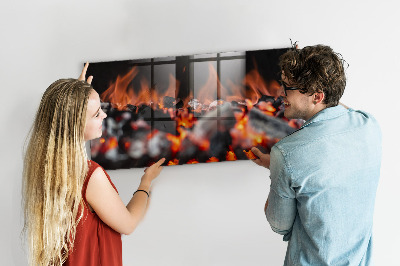 Quadro magnético decorativo Grelha