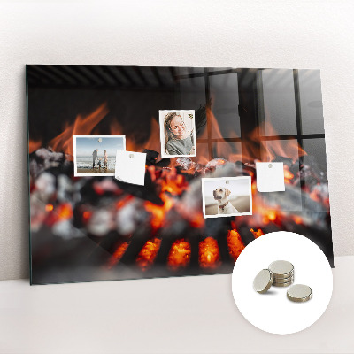 Quadro magnético decorativo Grelha