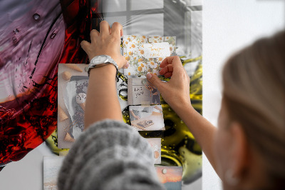 Quadro magnético de parede Taças de vinho