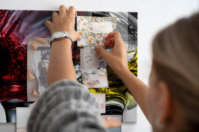 Quadro magnético de parede Taças de vinho