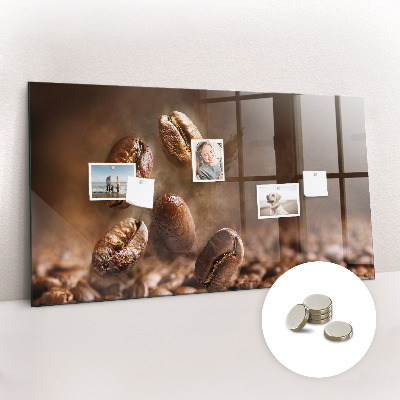 Quadro magnético de parede Grãos de café