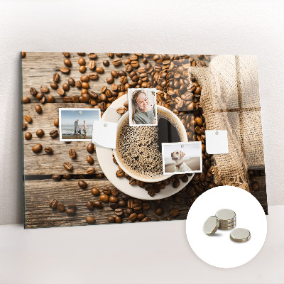 Quadro magnético de parede Um saco de café