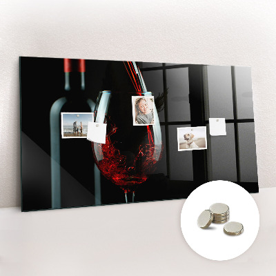 Quadro magnético de parede Uma garrafa de vinho