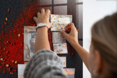 Painel magnético Especiarias vermelhas