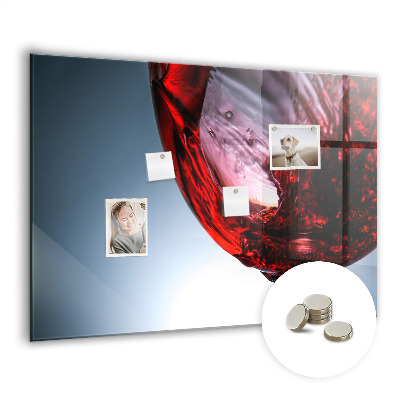 Quadro magnético decorativo Taça de vinho