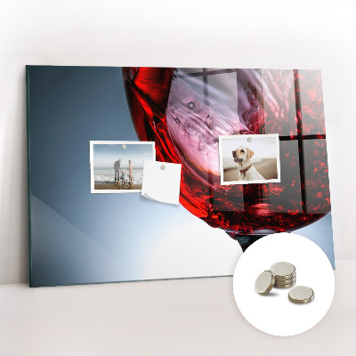 Quadro magnético decorativo Taça de vinho