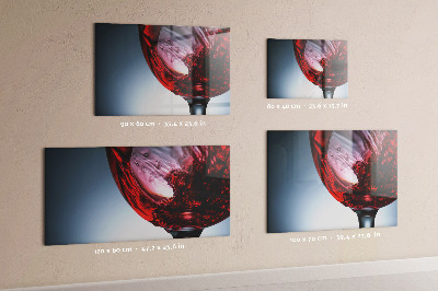 Quadro magnético decorativo Taça de vinho