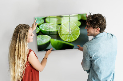 Quadro magnético decorativo Fatias de limão