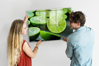 Quadro magnético decorativo Fatias de limão
