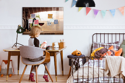 Quadro magnético de parede Garrafas de vinho