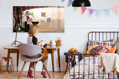 Quadro magnético de parede Garrafas de vinho