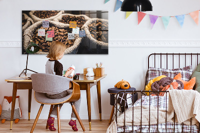 Quadro magnético de parede Sacos de café