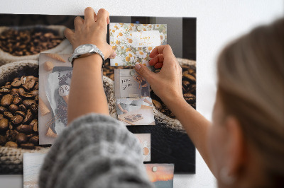 Quadro magnético de parede Sacos de café