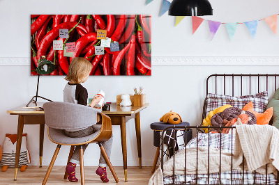 Painel magnético Pimentas picantes