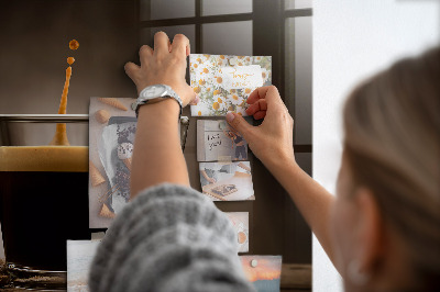 Quadro magnético de parede Uma xícara de café