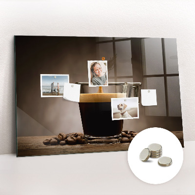 Quadro magnético de parede Uma xícara de café