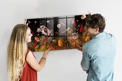 Quadro magnético decorativo Vegetais