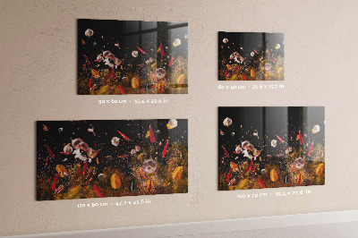 Quadro magnético decorativo Vegetais