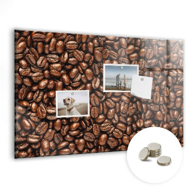 Quadro magnético decorativo Grãos de café