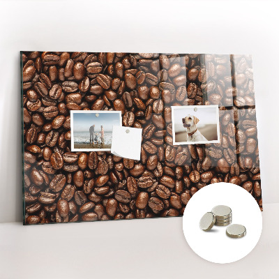 Quadro magnético decorativo Grãos de café