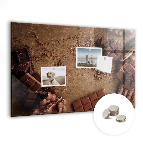 Quadro magnético de parede Barras de chocolate