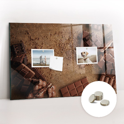 Quadro magnético de parede Barras de chocolate