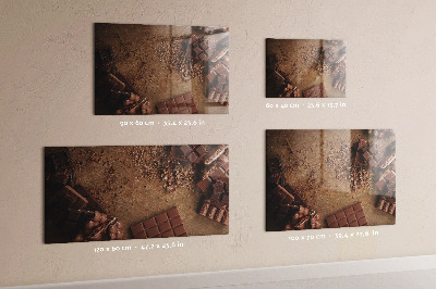 Quadro magnético de parede Barras de chocolate
