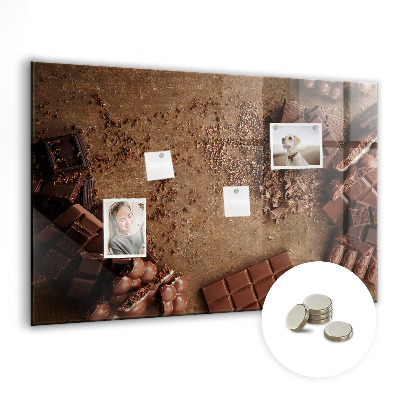 Quadro magnético de parede Barras de chocolate