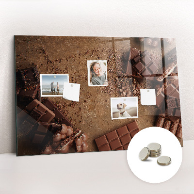 Quadro magnético de parede Barras de chocolate
