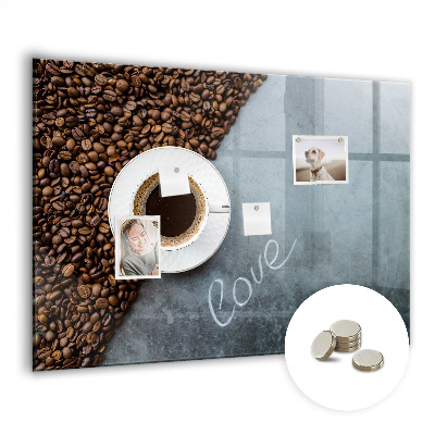 Painel magnético Uma xícara de café