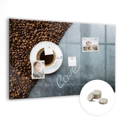 Painel magnético Uma xícara de café