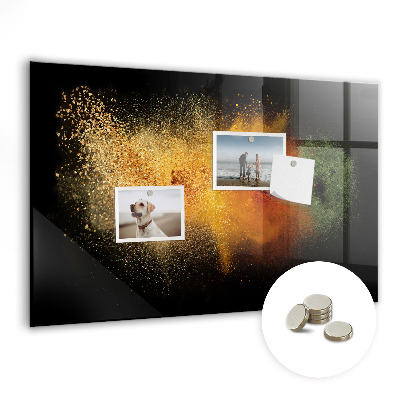 Quadro magnético de parede Especiarias derramadas
