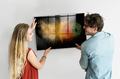 Quadro magnético de parede Especiarias derramadas