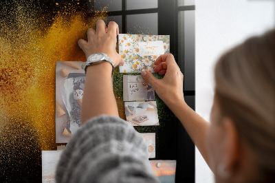 Quadro magnético de parede Especiarias derramadas