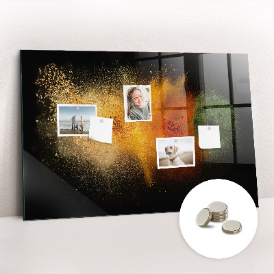 Quadro magnético de parede Especiarias derramadas