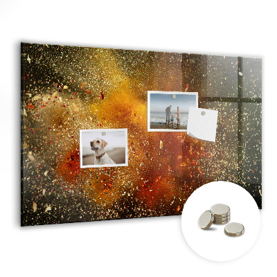 Painel magnético Abstração de especiarias