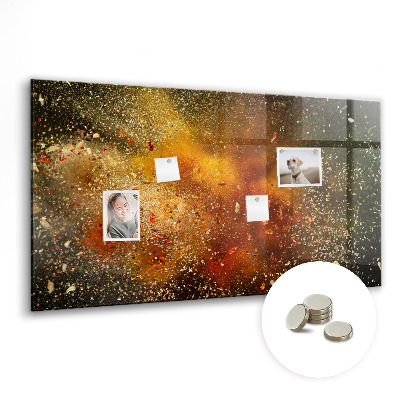 Painel magnético Abstração de especiarias